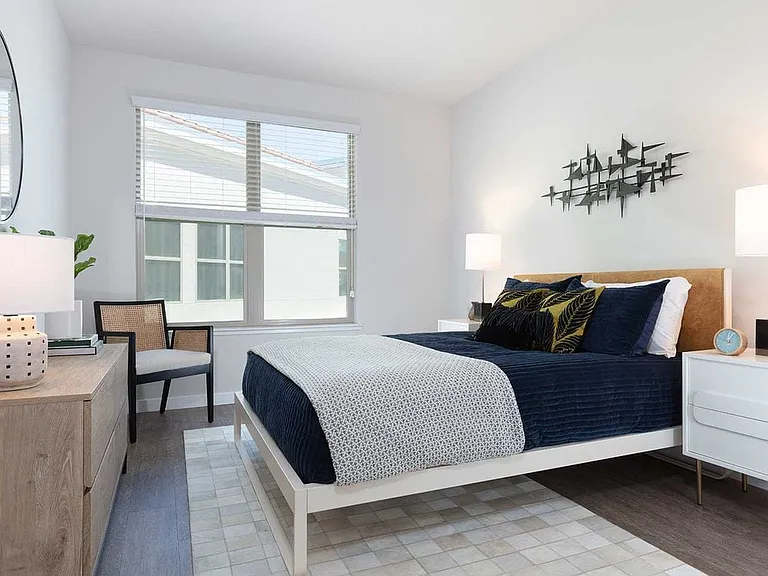 Upgrade Collection bedroom with hard surface flooring