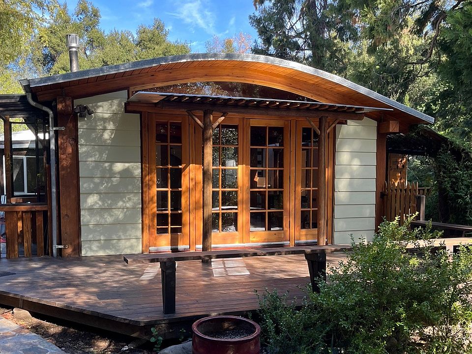 front of house with deck