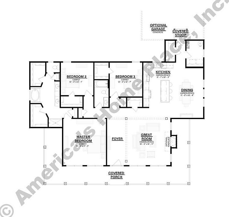 Southfork Modern Farmhouse Plan, Oxford, AL Build On Your Lot, Oxford