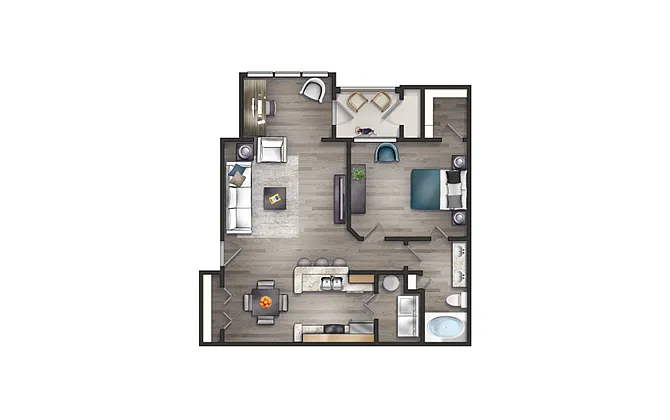 Floor plan Cleveland II Newly Renovated + Bonus Room