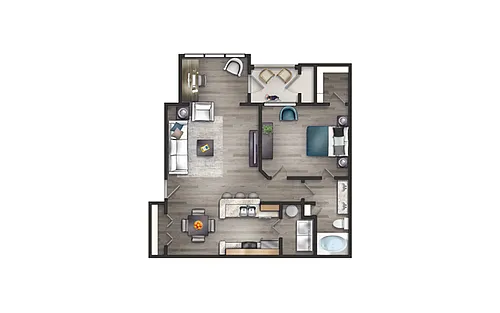 Floor plan Cleveland II Newly Renovated + Bonus Room