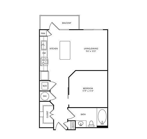Floor plan E1
