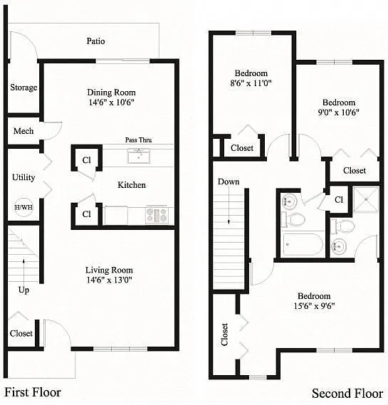 Floor plan 3 Bedroom