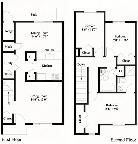 Floor plan 3 Bedroom
