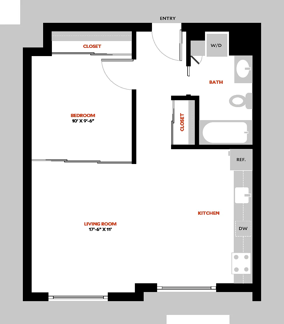 Floor plan Plan 1G