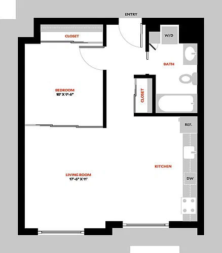 Floor plan Plan 1G