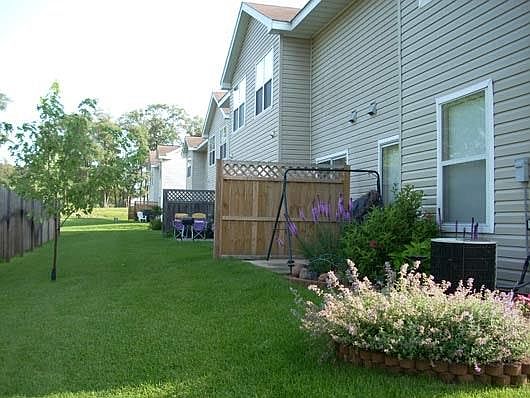 Private patio area