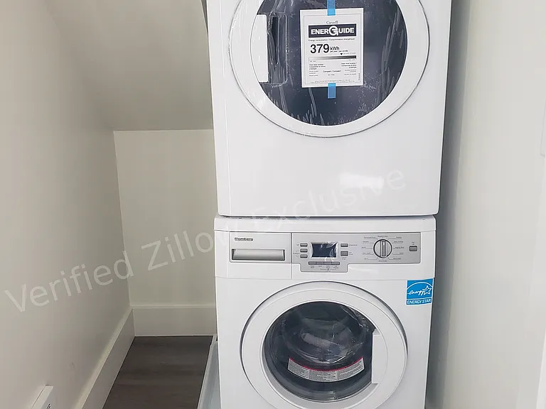 Stacked Washer and Dryer