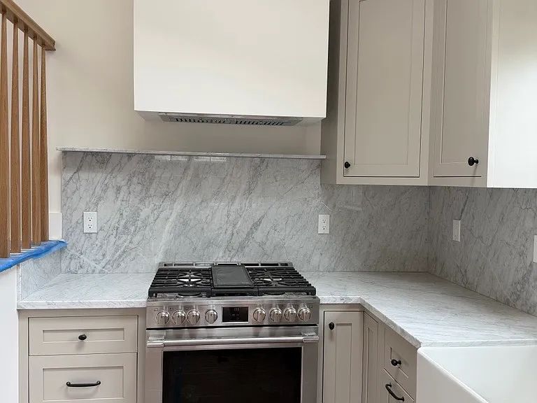 oven with custom hood