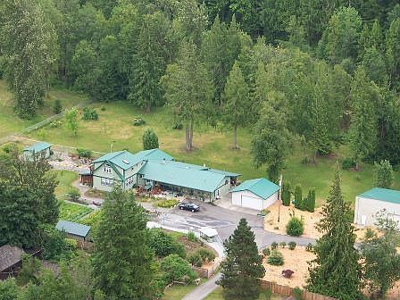 main house- 2 acres