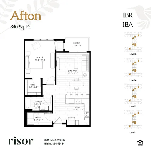 Floor plan Afton