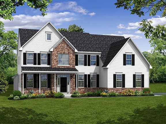 New Home Farmhouse Roosevelt Side Entry Exterior From Hallmark Homes