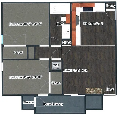 Floor plan T2