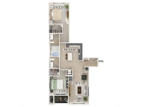 Floor plan B2