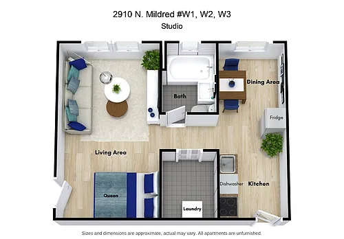 Floor plan Studio
