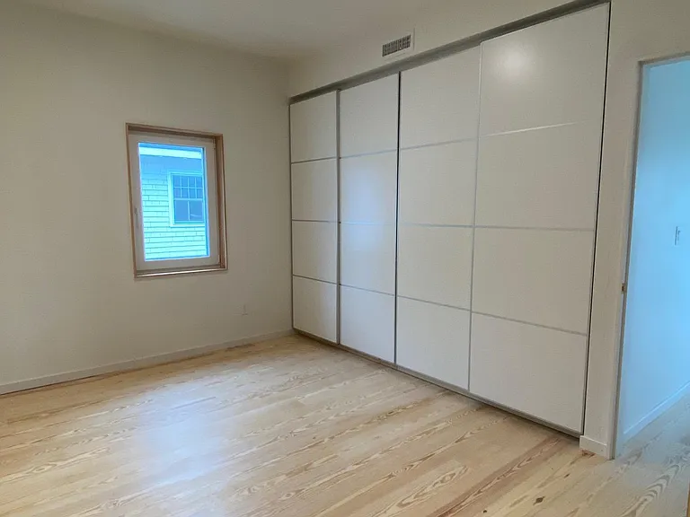 Master bedroom with generous closet. All four doors slide.