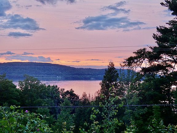 Front yard sunset view