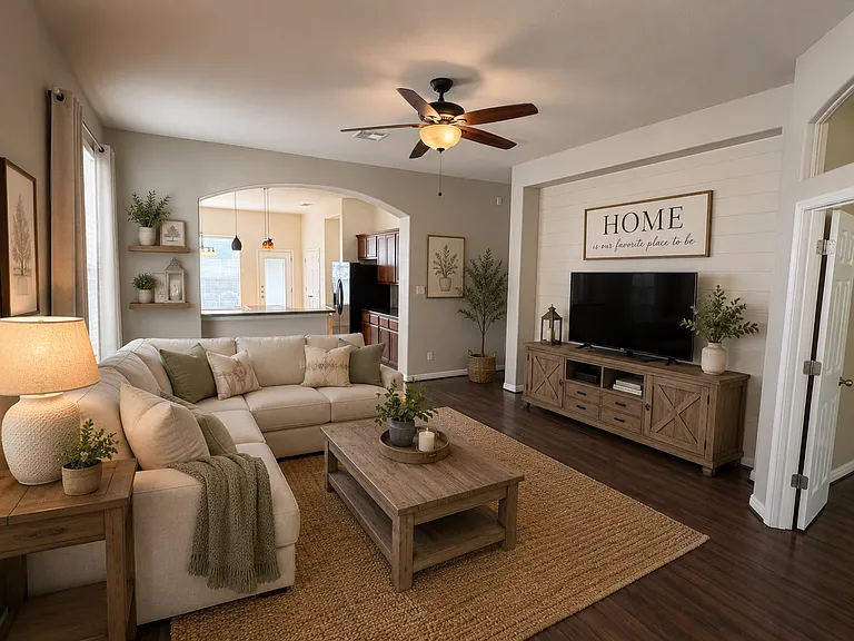 Living Room ( Staged)