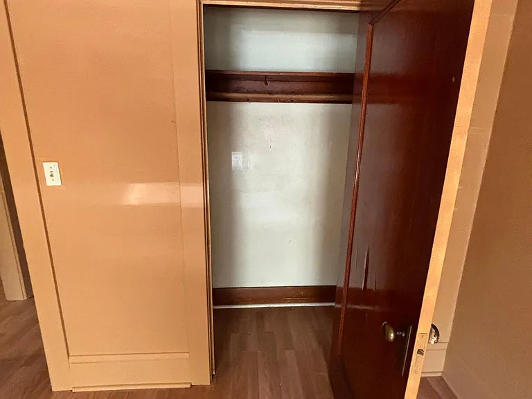 Bed room closet.