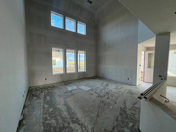 Construction progress - two story family room