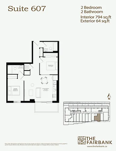 Floor plan 607