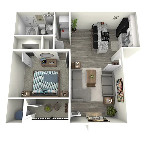 Floor plan 1X1