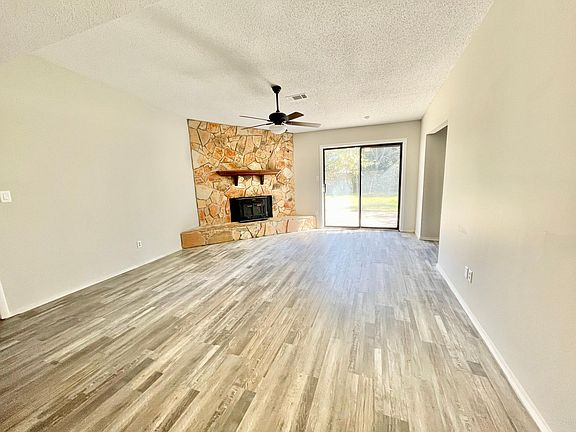 Living Room with sliding glass doors to backyard