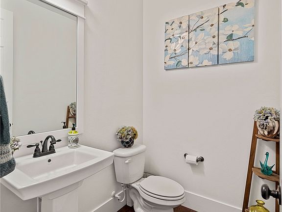 first floor powder room.