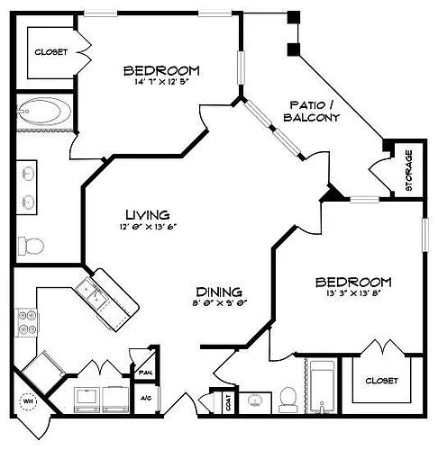 Floor plan E1