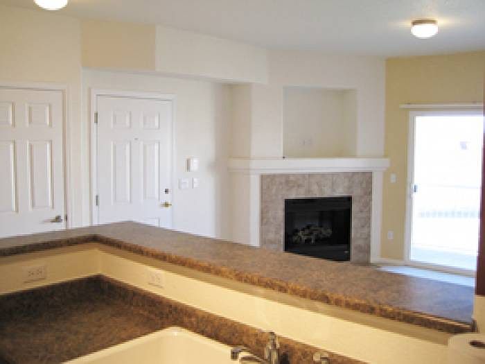 Kitchen and living room