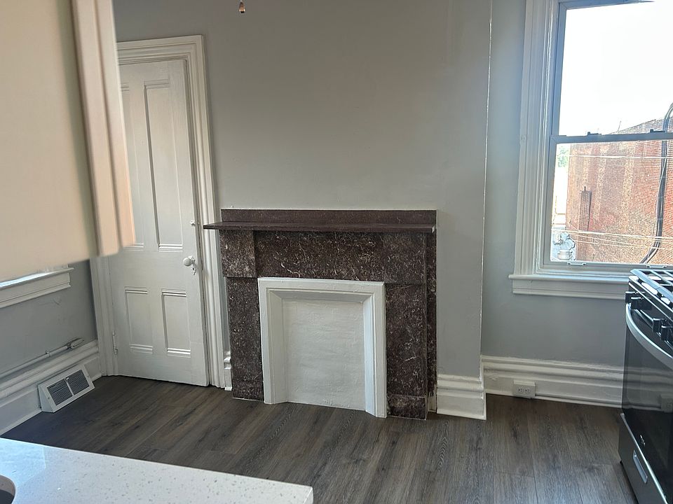 Marble original fireplace