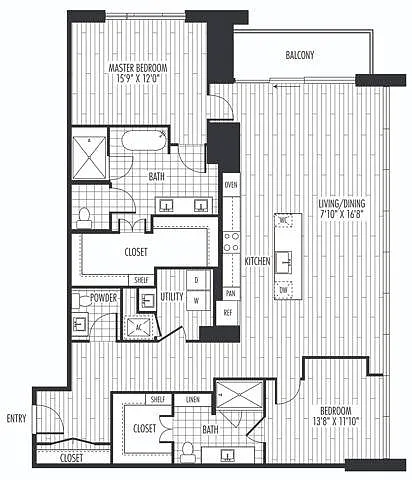 Floor plan PH1