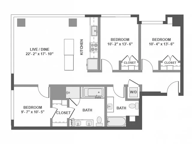 Floor plan D3P