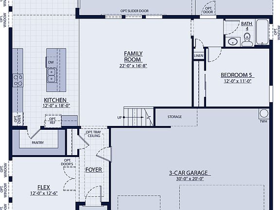 Jupiter floor plan first floor