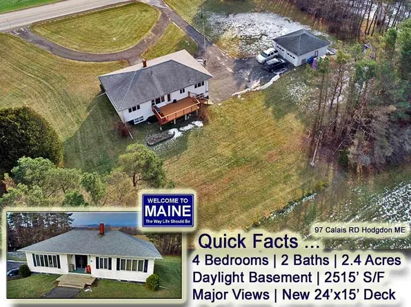 97 Calais Road, Hodgdon, ME 04730