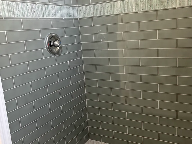 Shower off sunroom