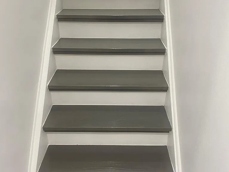 Stairway leading down to basement