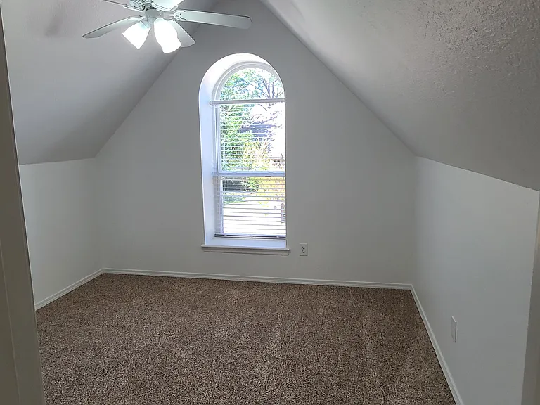 "Attic bedroom" can also be office or play room