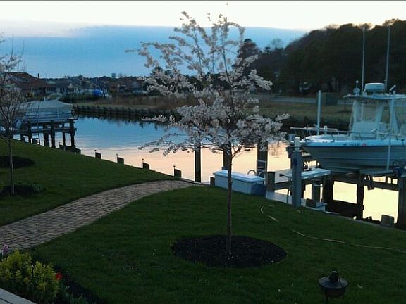 water view from exterior