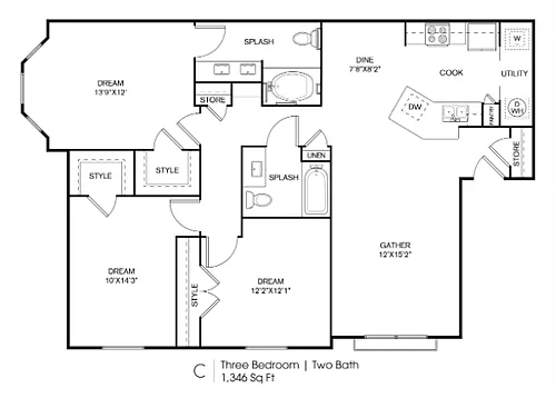 Floor plan MIL-D1