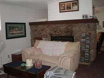 Fireplace from Living Room
