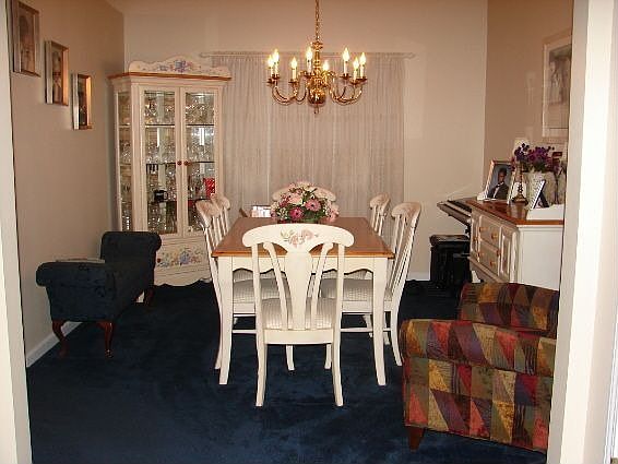 Formal dining area