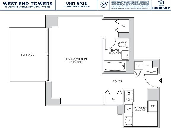 2nd image of 75 W End Ave APT P2b