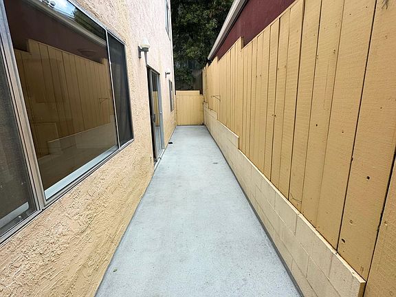 patio that spans entire unit