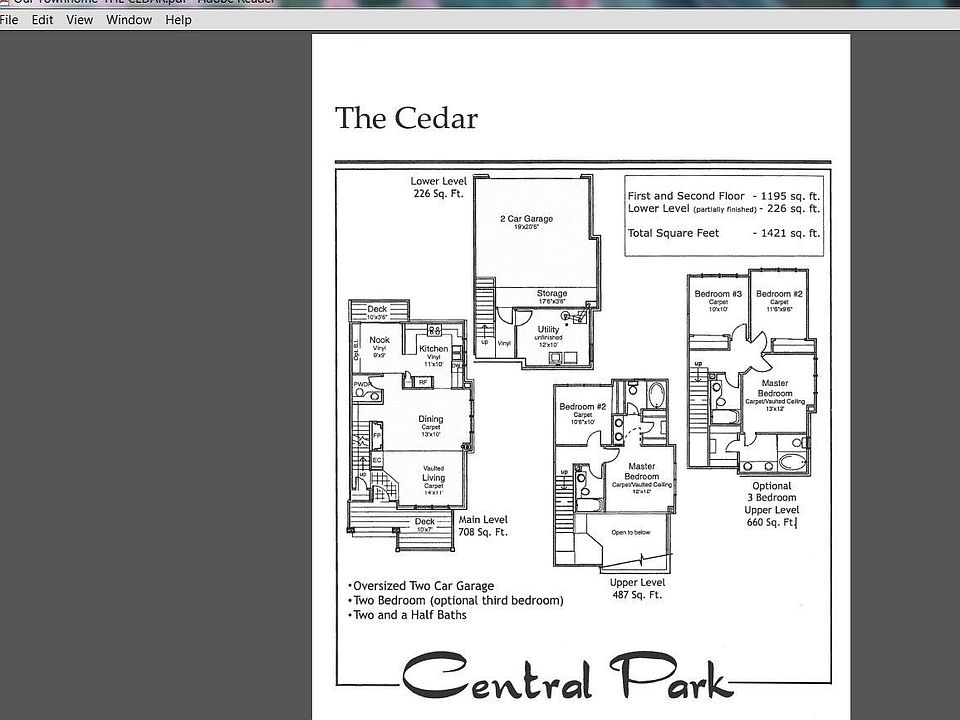 The Cedar-1421 Sq. Ft.