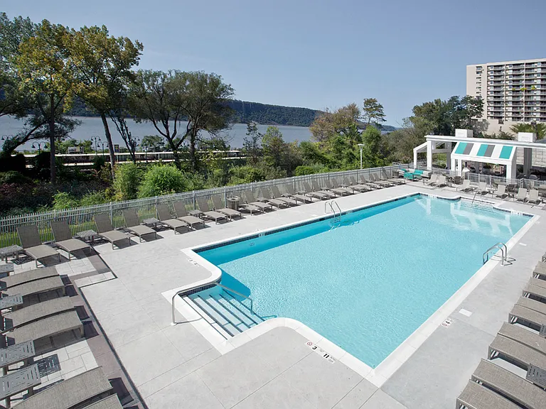 The Pool & Sundeck Overlooking the Hudson River
