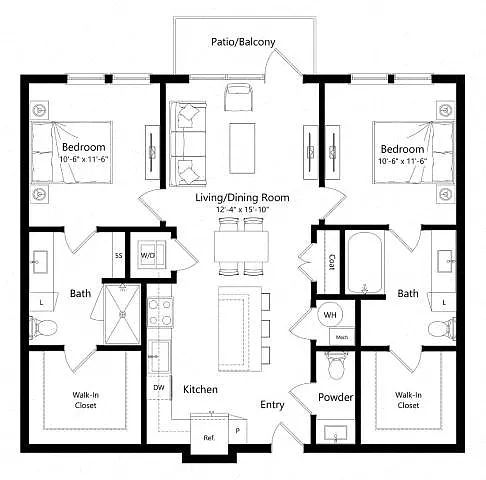 Floor plan B1