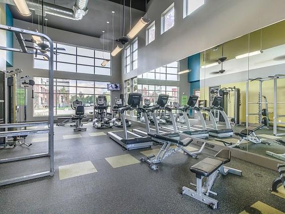 newly renovated gym with private yoga/pilates studio 