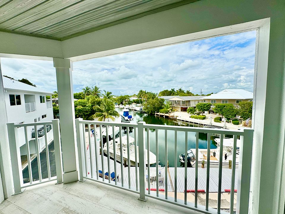 Canal front balcony
