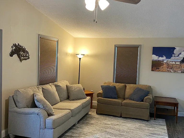 Spacious living room.